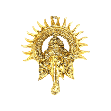 Hanging Metal Lord Ganesha Idol by Chandar