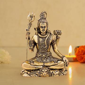 Lord Shiva God Idol Aksharveda