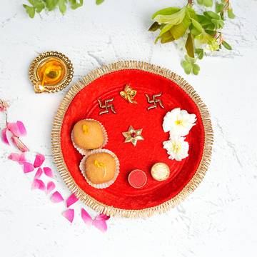 Rakhi Pooja Thali Set by MyRoyals