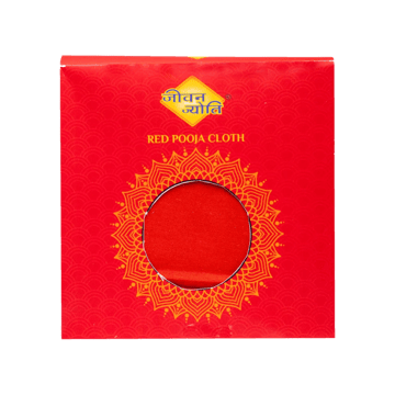 Red Pooja Cloth by Jeevan Jyoti