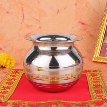 Stainless Steel Pooja Kalash by Sohum