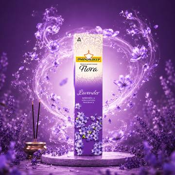 Mangaldeep Flora Lavender Incense Sticks / Agarbatti