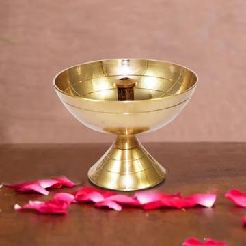 Brass Diya by Sohum
