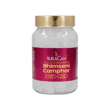 Gold Standard Bhimseni Camphor / Kapur by AuraCam