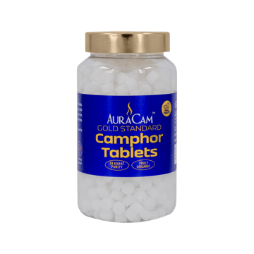 Gold Standard Camphor / Kapur Tablets (Small) by AuraCam