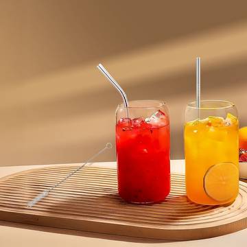 Stainless Steel Straw with a Cleaning Brush by Picfest