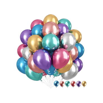 Metallic Chrome Balloons by Flyloons