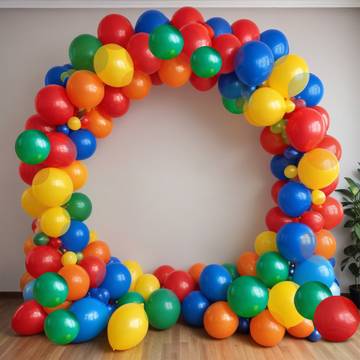 Metallic Balloons (Multicolor) Party Propz