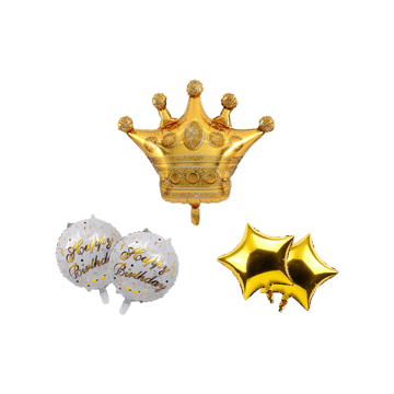 Birthday Foil Balloons by Party Propz