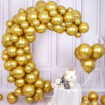 Metallic Balloons (Golden) Party Propz