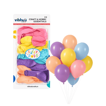 Pastel Color Balloons by Vibhuticrafts