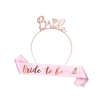 Bachelorette Bride to be Sash & Crown Party Propz