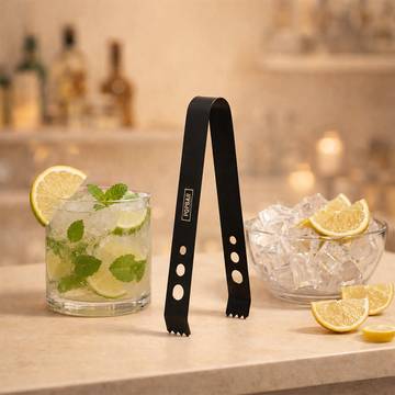 Black Matte Ice Tong By Popbar