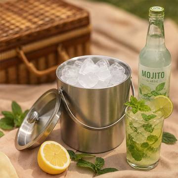 Ice Bucket with Lid Picfest