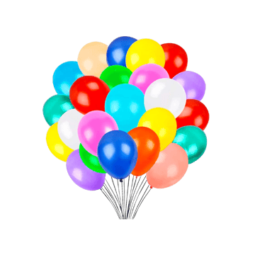 Metallic Balloons (Multicolour) by Party Propz