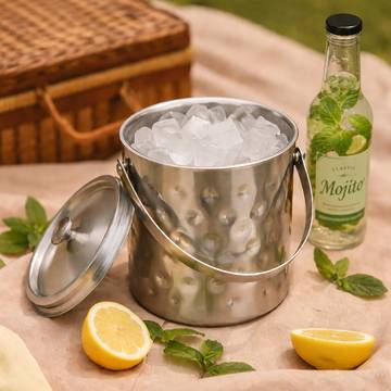 Hammered Ice Bucket By Popbar
