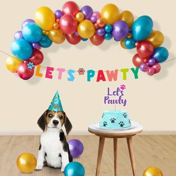 Pets Birthday Decoration Kit Party Propz