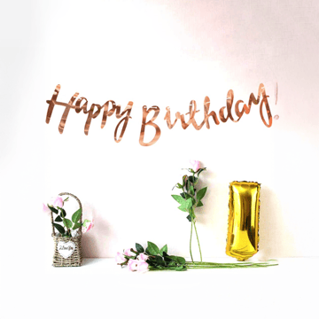 Happy Birthday Banner (16 Inches) by Party Propz