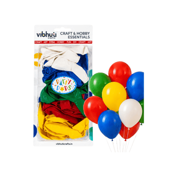 Multicolor Standard Balloons by Vibhuticrafts