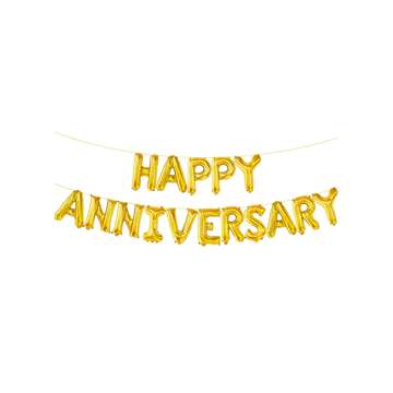 Happy Anniversary Foil Balloons By Party Propz