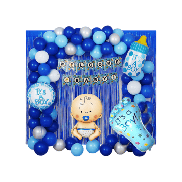 Welcome Baby Boy Decoration Kit Groovydudz
