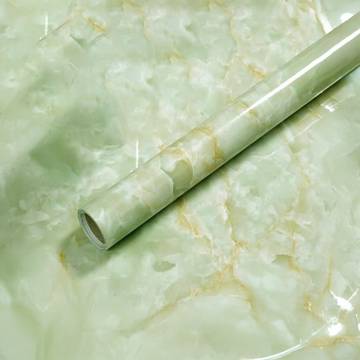 Marble Adhesive Wallpaper (Light Green) - Tekcool
