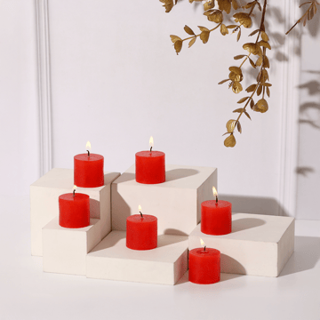 Votive Pillar Candle (Raspberry) by Parkash Candles