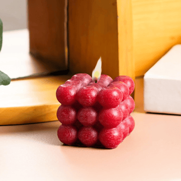 Bubble Designer Candle (Floral) by Auradecor
