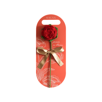 The Kalaa Store Rose Crochet Flower
