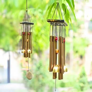 Calming Feng Shui Wind Chime (Golden) - Zaicus