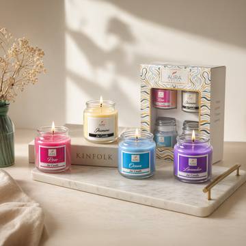 Scented Jar Candle by Auradecor