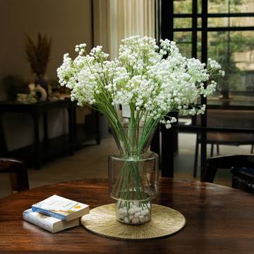 Sokai White Baby Breath Artificial Flower For Bouquets