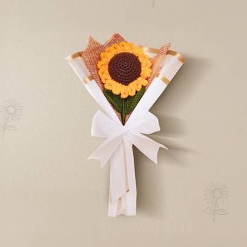 Floreal Sunflower Crochet Flower Bouquet