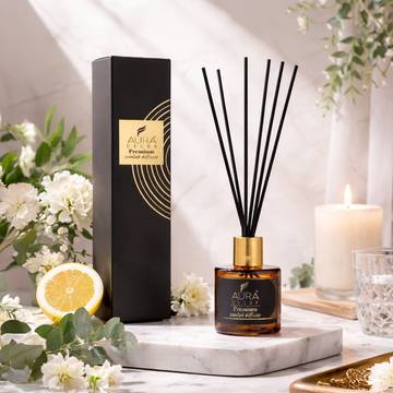Premium Scented Diffuser Set (Oudh) by Auradecor