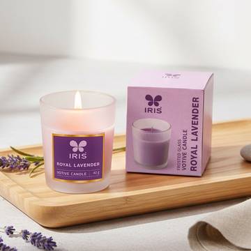 Votive Scented Candle (Lavender, Purple) by IRIS