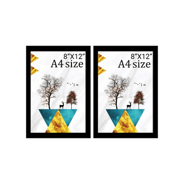 Photo Frame for Wall (Black) - Rousrie