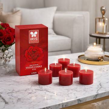 Votive Scented Candle (Rose, Red) by IRIS