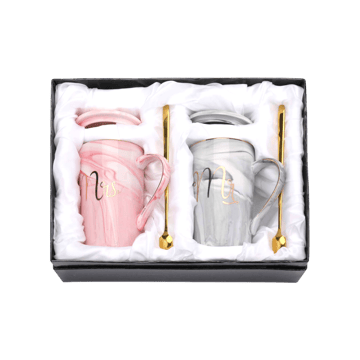 Cpensus Coffee Mug with Lid & Spoon Gift Set