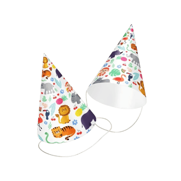 Jungle Theme Birthday Caps Party Propz