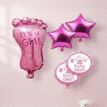 Welcome Baby Girl Decoration Kit by Shanya