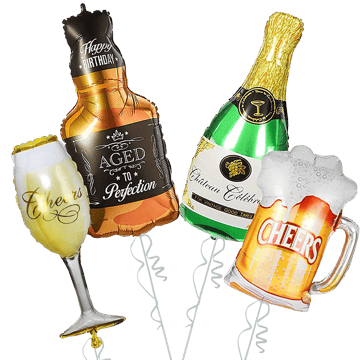 Cheers Foil Balloons by Party Propz