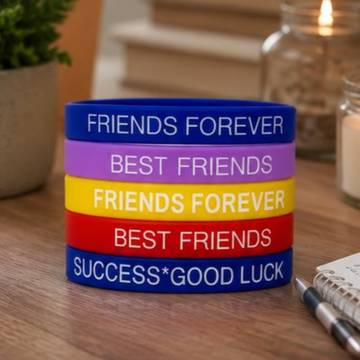 Motivation & BFF Friendship Band Set (Multicolour) - Tomuncle