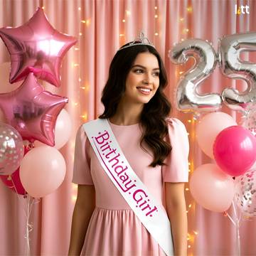 Birthday Girl Sash & Tiara by Litt