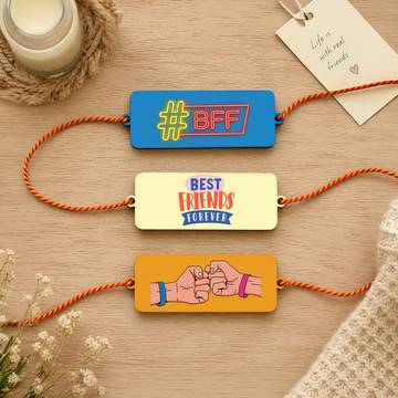 Best Friends Friendship Band Set (Multicolor) - Party Propz