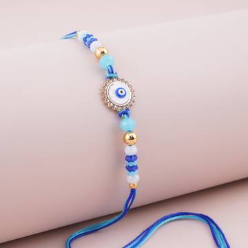 Designer Studded Evil Eye Rakhi by Shree Rakhi