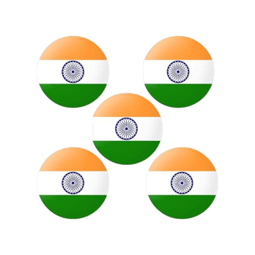 Indian Flag Badge for Independence Day (Multicolor) - JARS Collections