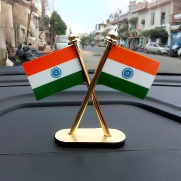 Indian Flag Table Cross (Tricolour) - JARS Collections