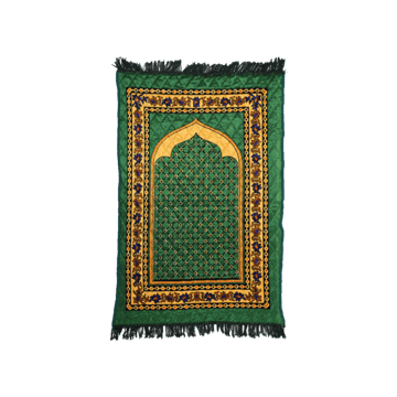 Janamaz Prayer Mat Green by Sohum