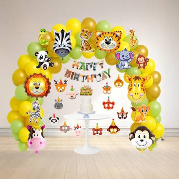 Jungle Theme Birthday Decoration Kit Party Midlinkerz