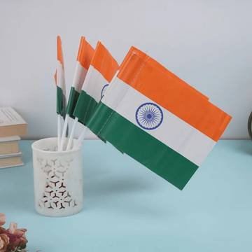 Paper Indian Flag for Independence Day (Tricolour) - Party Propz